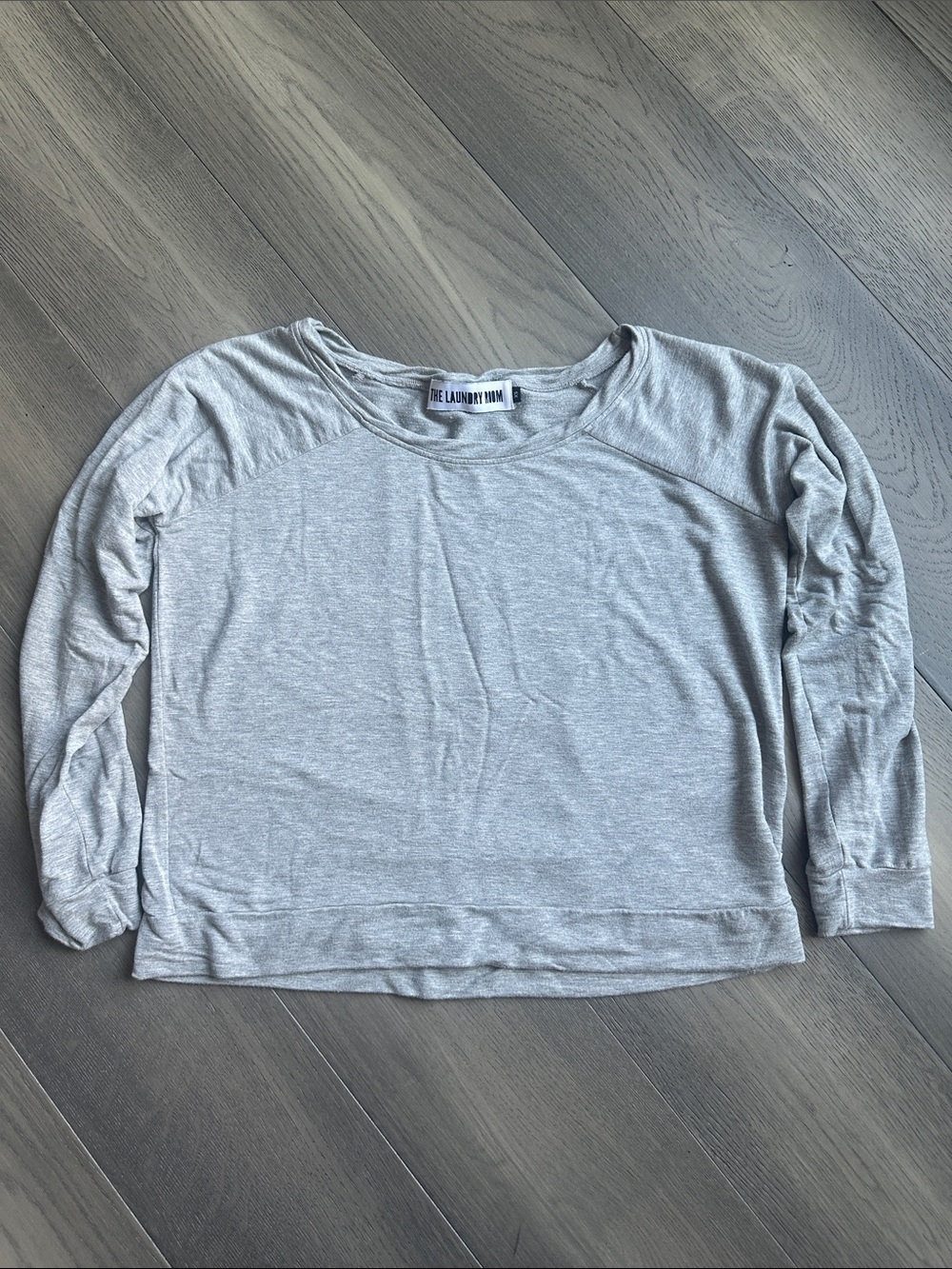 The Laundry Room Light Gray Relaxed Raglan Sweatshirt
